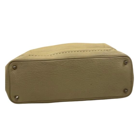 Coach Hampton Pebbled Leather Tassel Satchel, tan, essential, timeless, classic - Picture 4 of 9